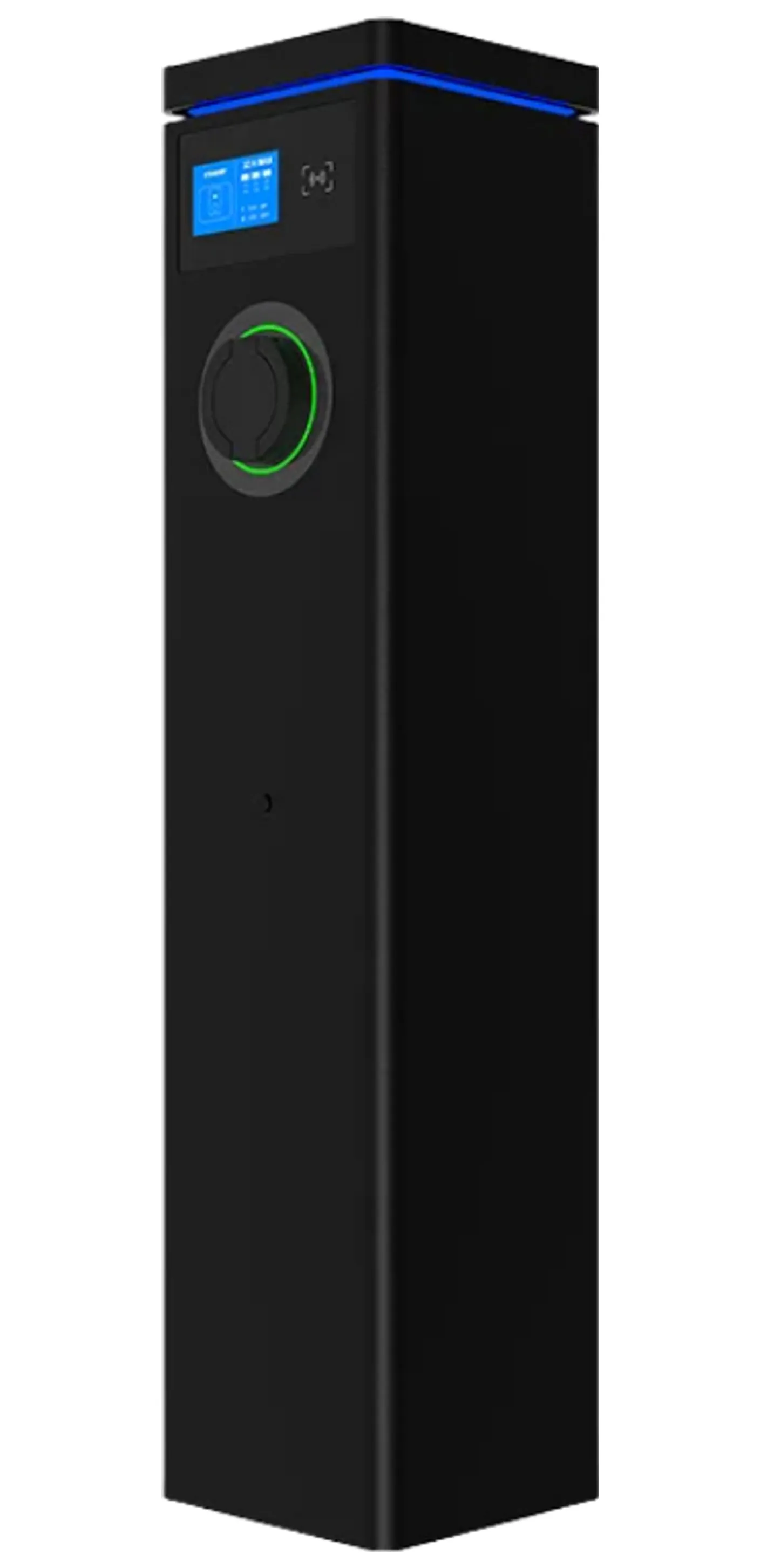 VT-CP pedestal front view with LCD screen and status ring