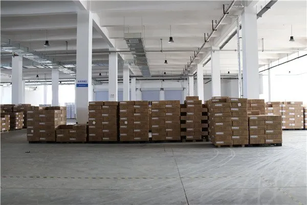 Packed chargers in the VULTAE warehouse ready for shipping